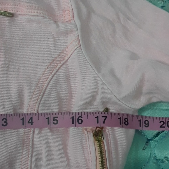 Pink Jean Jacket, size M - Picture 3 of 4